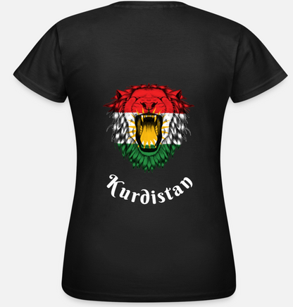 Women's T-shirt with Kurdistan flag